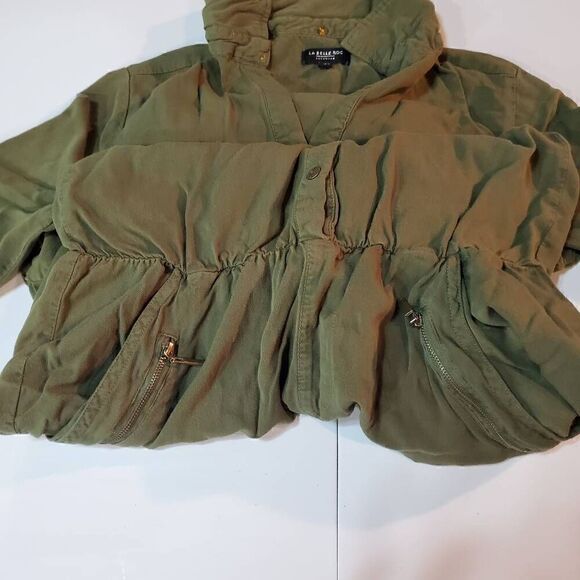 La Belle Roc Jumpsuit Womens Small Green Rocawear Long Zipper Pockets One Piece - Picture 5 of 14